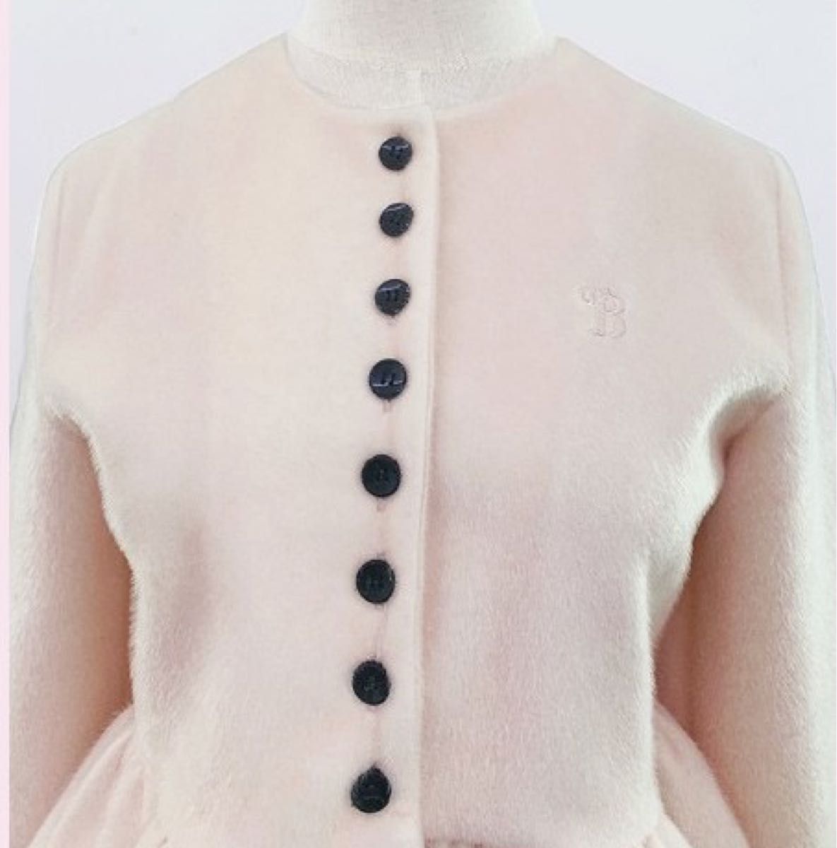 Bibiy ペプラムカーディガン ピンク｜Yahoo!フリマ（旧PayPayフリマ）