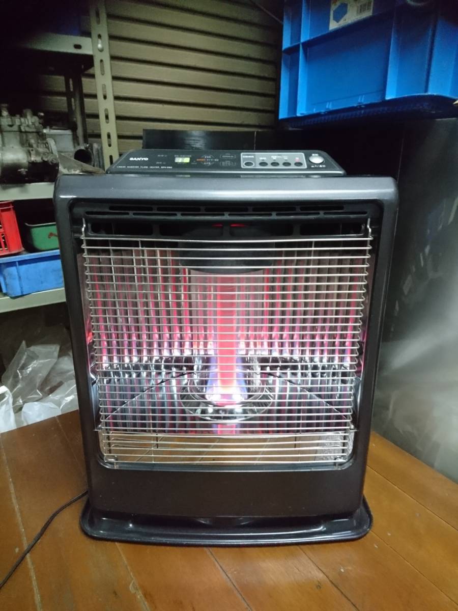 Yahoo!オークション - サンヨー 開放式石油ファンヒーター・フレアヒー