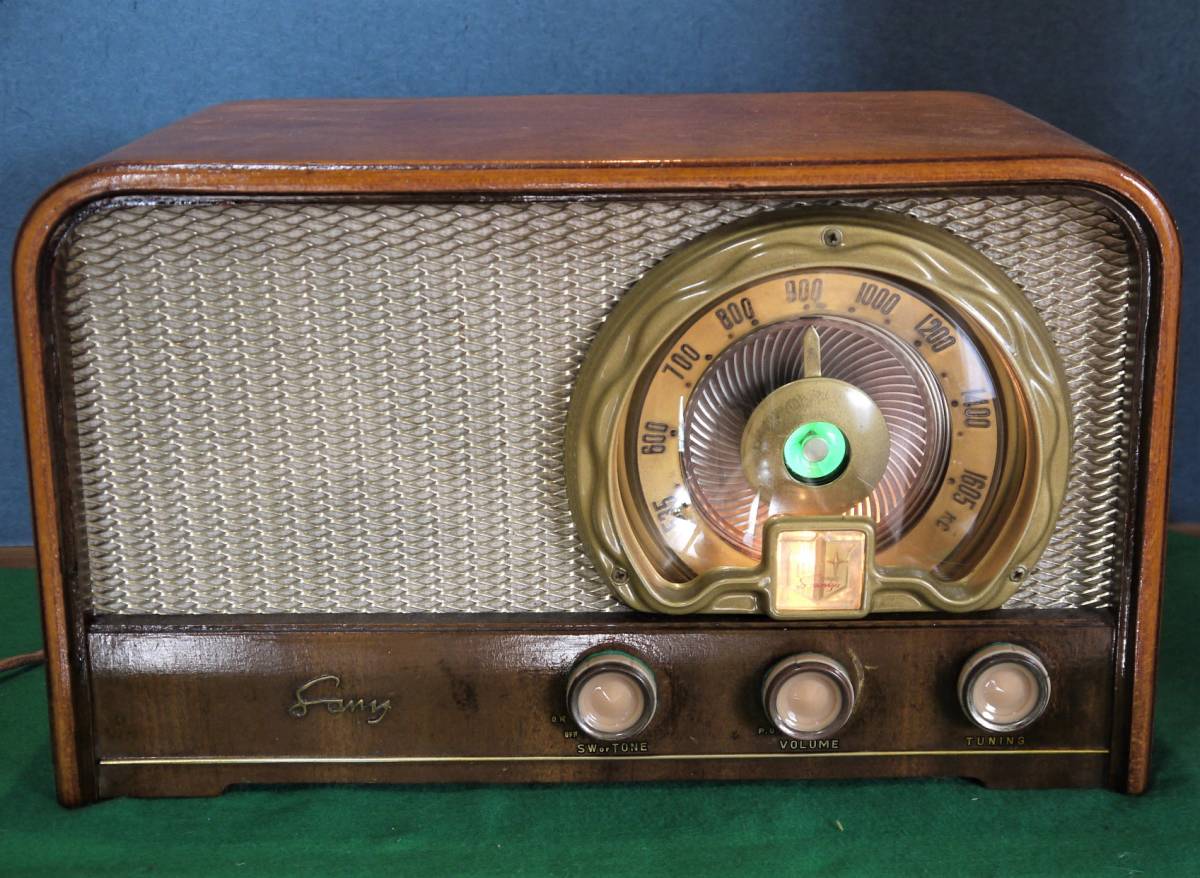 Yahoo!オークション - 真空管ラジオ 昭和28年製「サンヨーSS-148型」ST