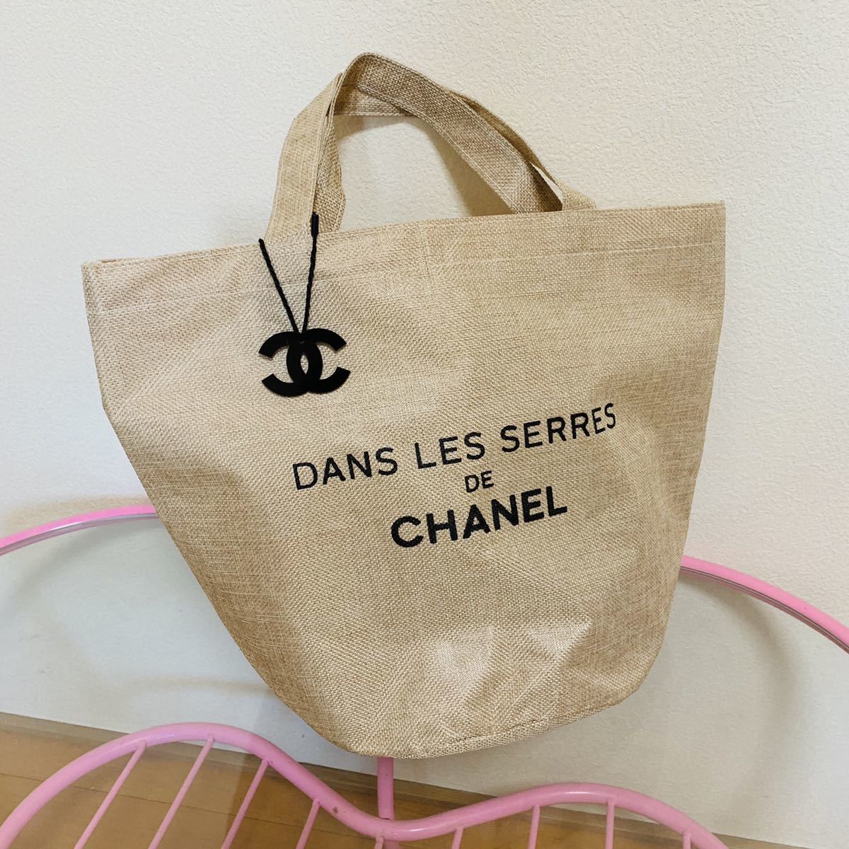 Yahoo!オークション - 極美品 シャネル ノベルティ トートバッグ DANS