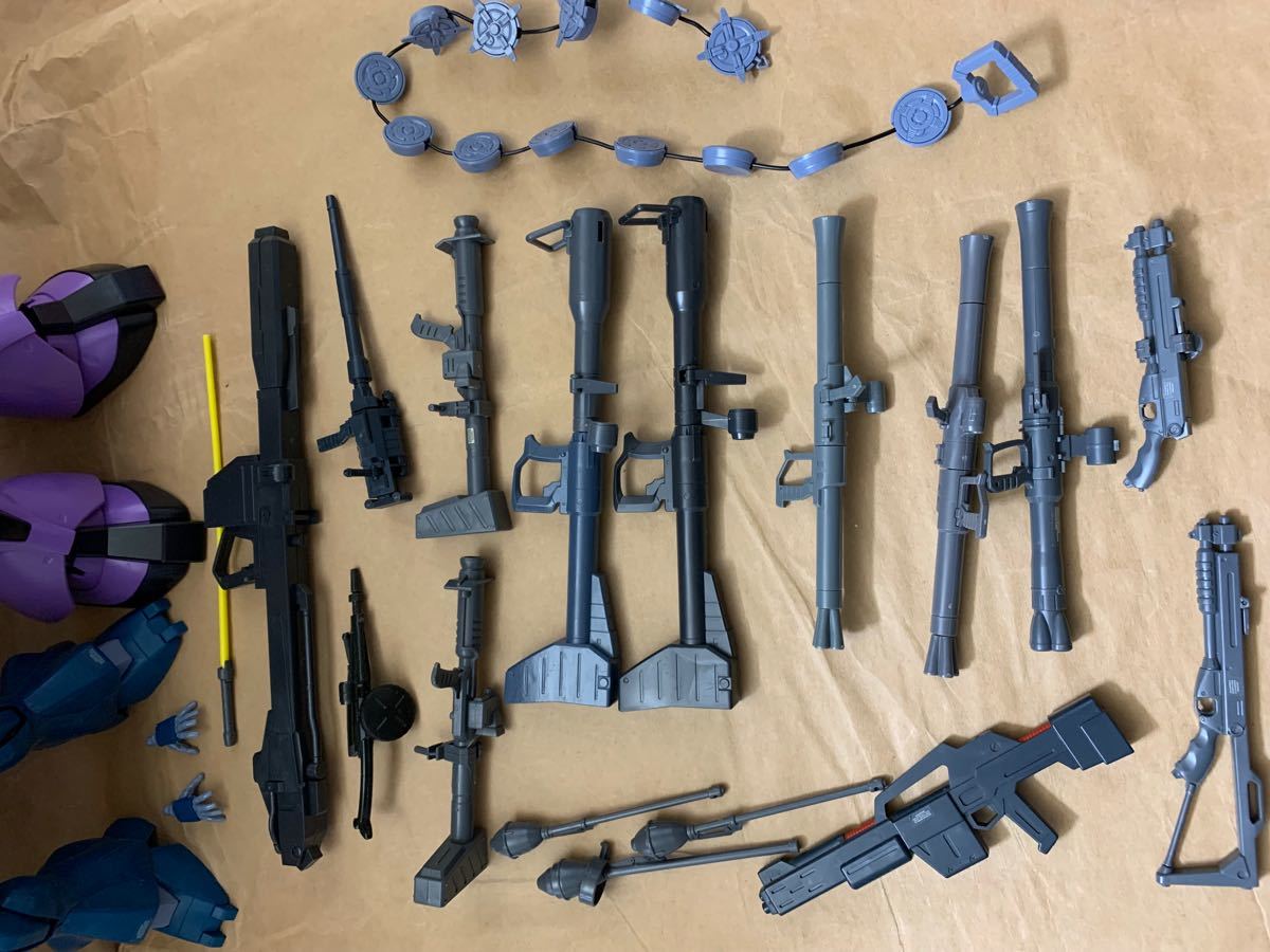 組立済ガンプラジャンク MGケンプファー・ドム・ジオン系武器セット