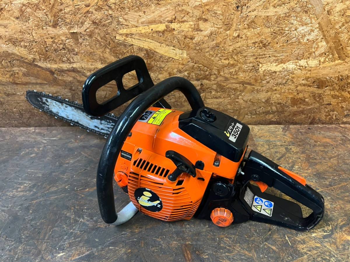 引き取り希望。実働中古/整備済【共立チェンソー CSVE3501】刃物新品