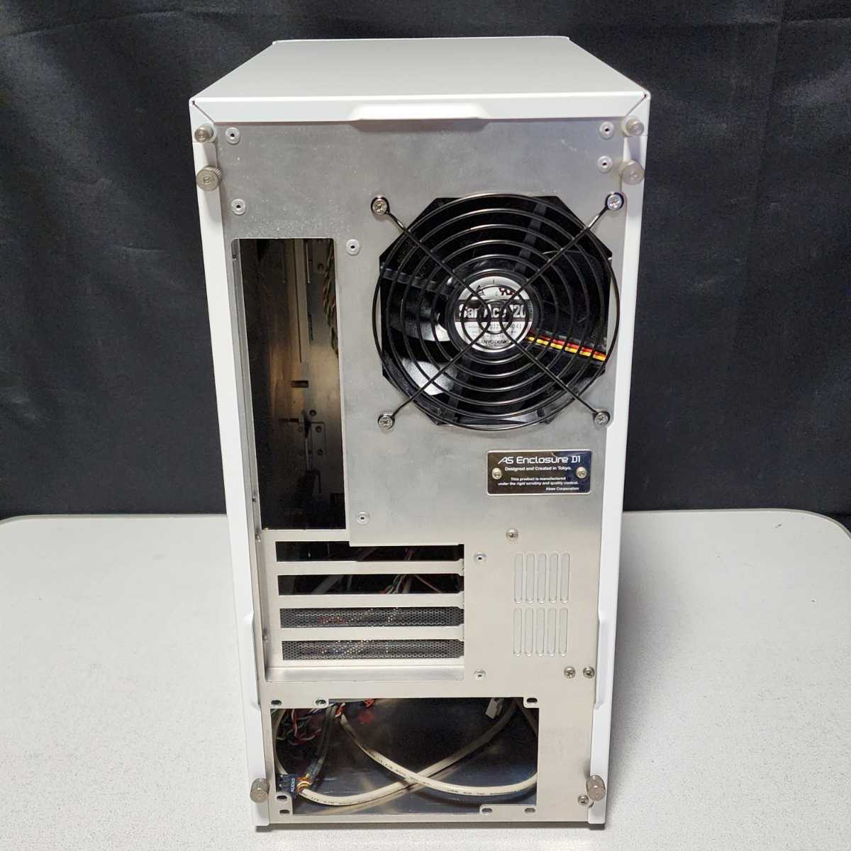 Abee AS Enclosure D1 ホワイト ミニタワー型PCケース(MicroATX) DVD