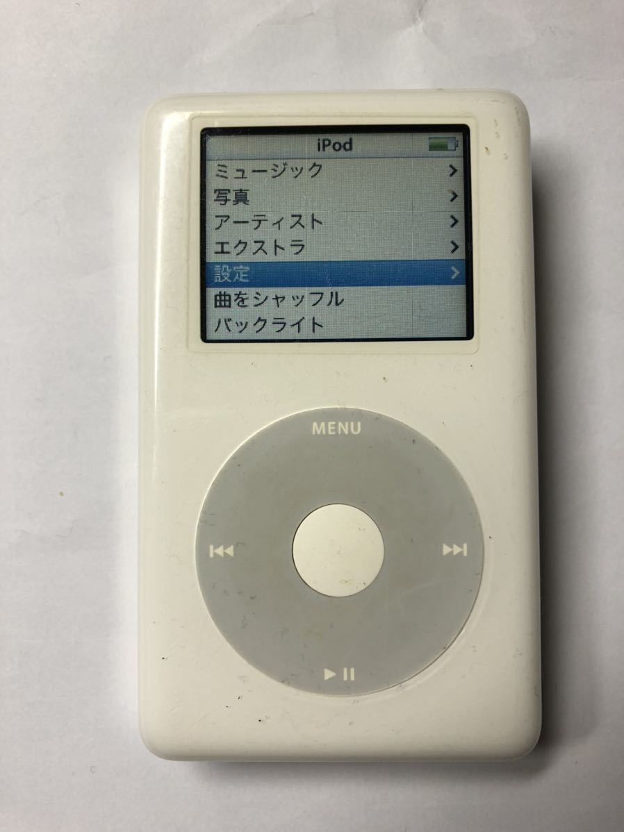 初代iPod classic (第4世代) iPod photo 40GB iTunes同期