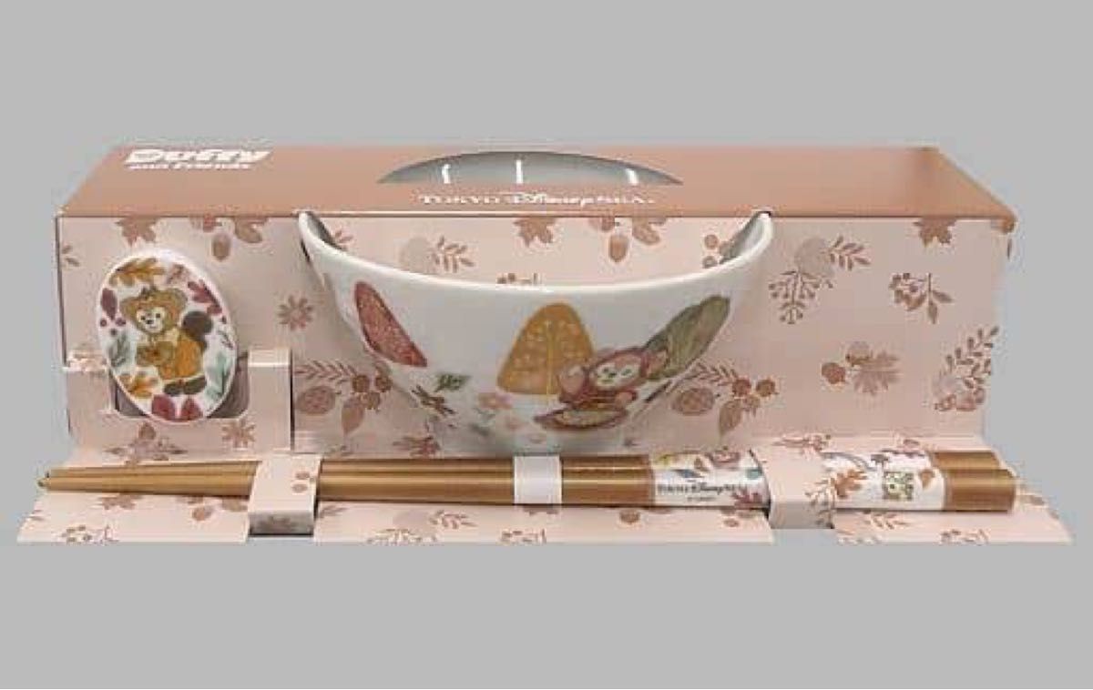 ダッフィーアンドフレンズ お茶碗セット 茶碗 お箸 箸置き｜Yahoo