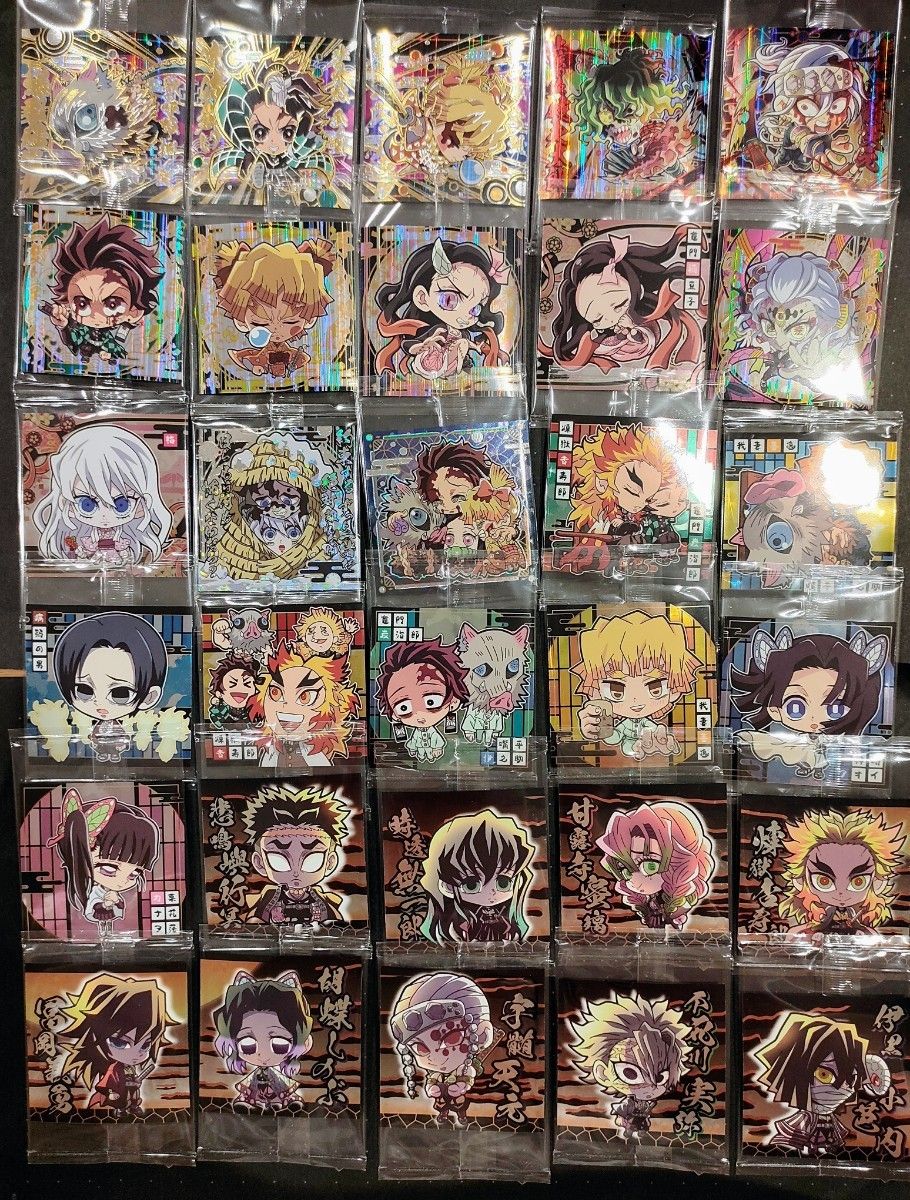 鬼滅の刃 ディフォルメ 其ノ八 シール ウエハース8 コンプリート