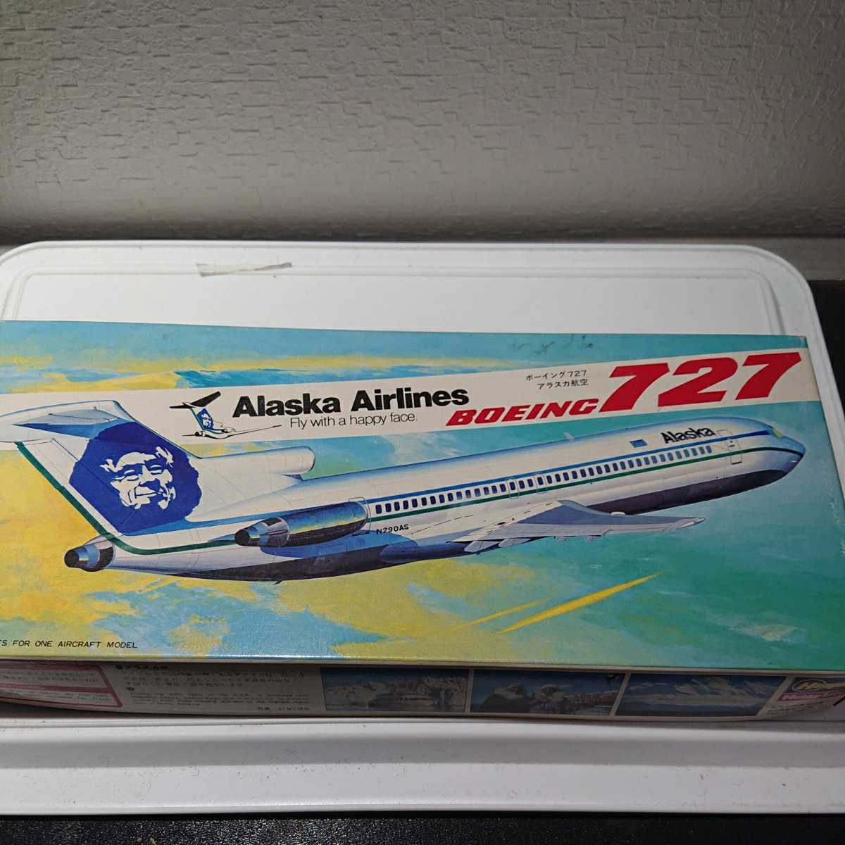 Yahoo!オークション - ハセガワ アラスカ航空 ボーイング 727 未組立