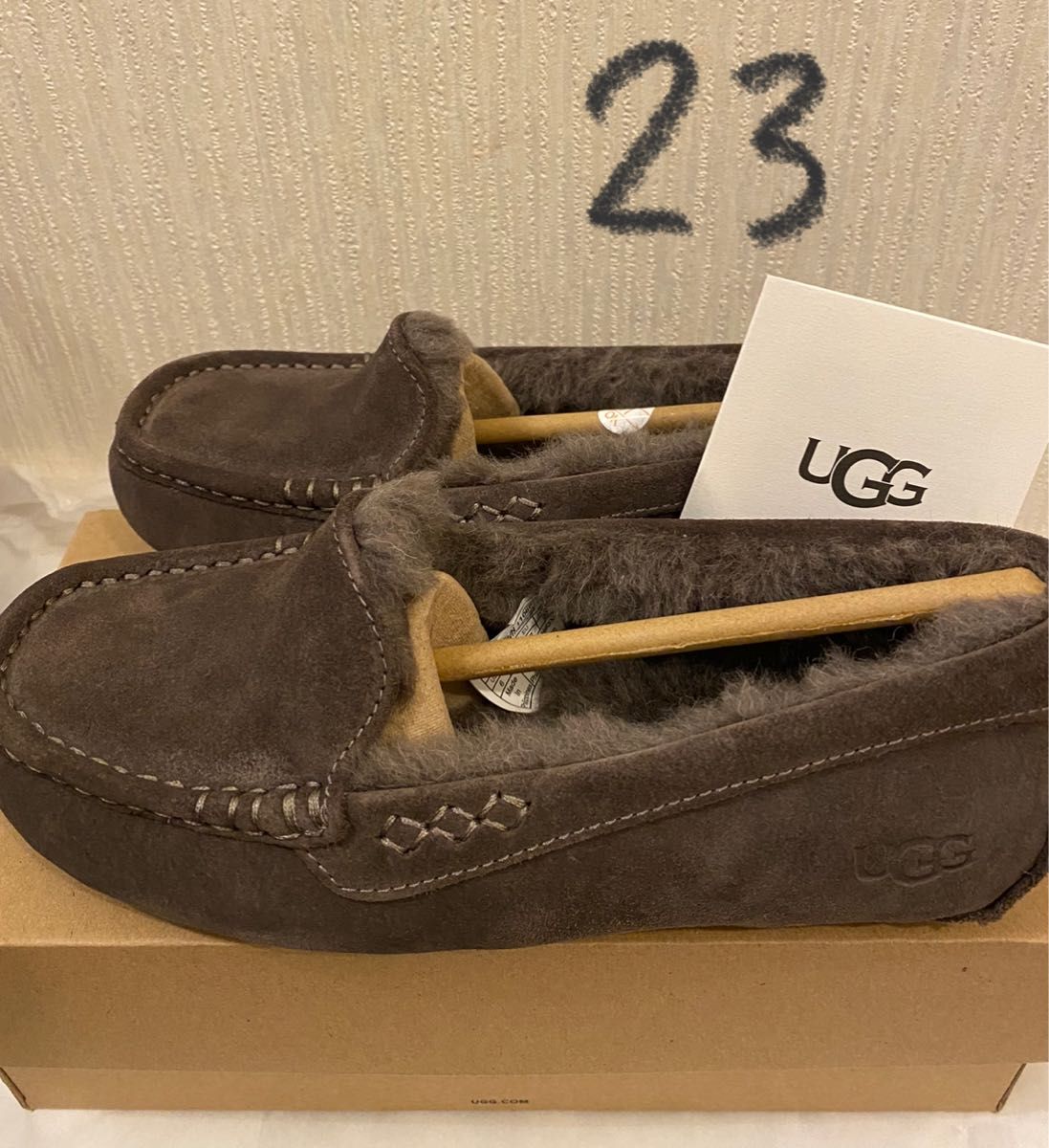 アグ UGG モカシン ANSLEY アンスレー サンダークラウド 23cm｜Yahoo