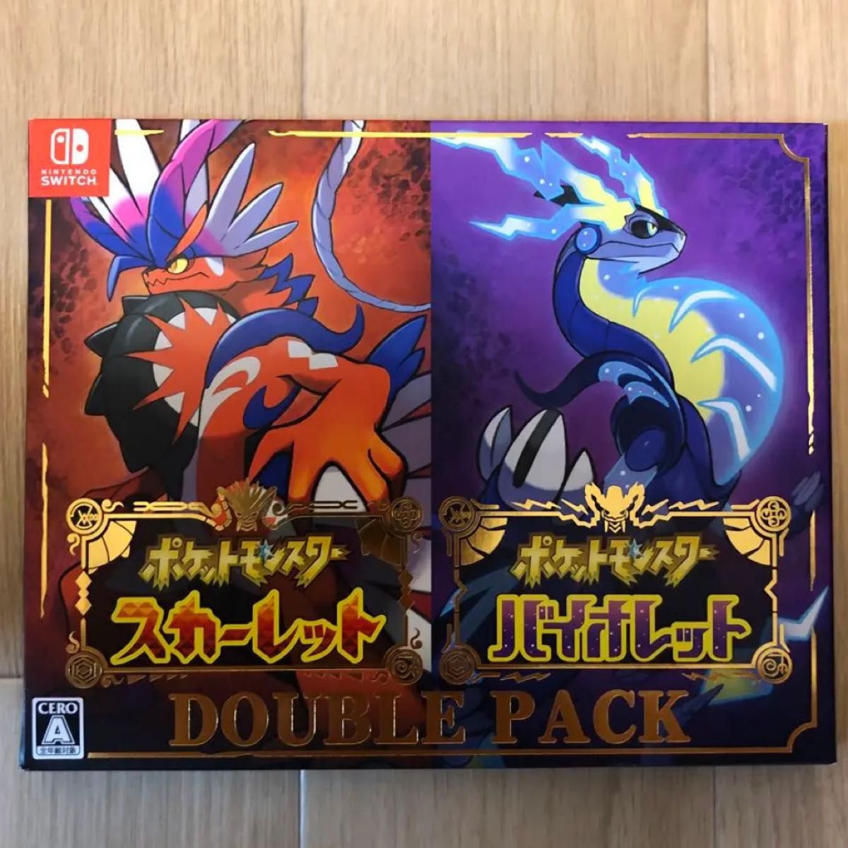 ポケットモンスター ポケモン スカーレット バイオレット ダブルパック