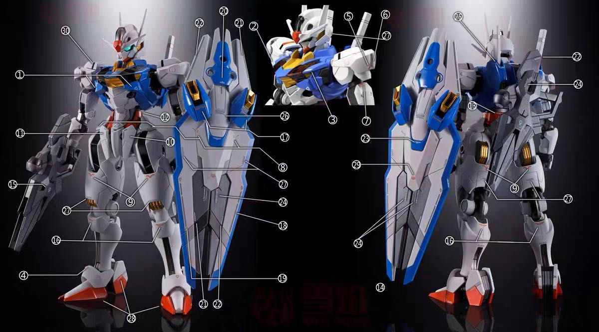 HG 1/144 ガンダムエアリアル専用水転写式デカール｜Yahoo!フリマ（旧