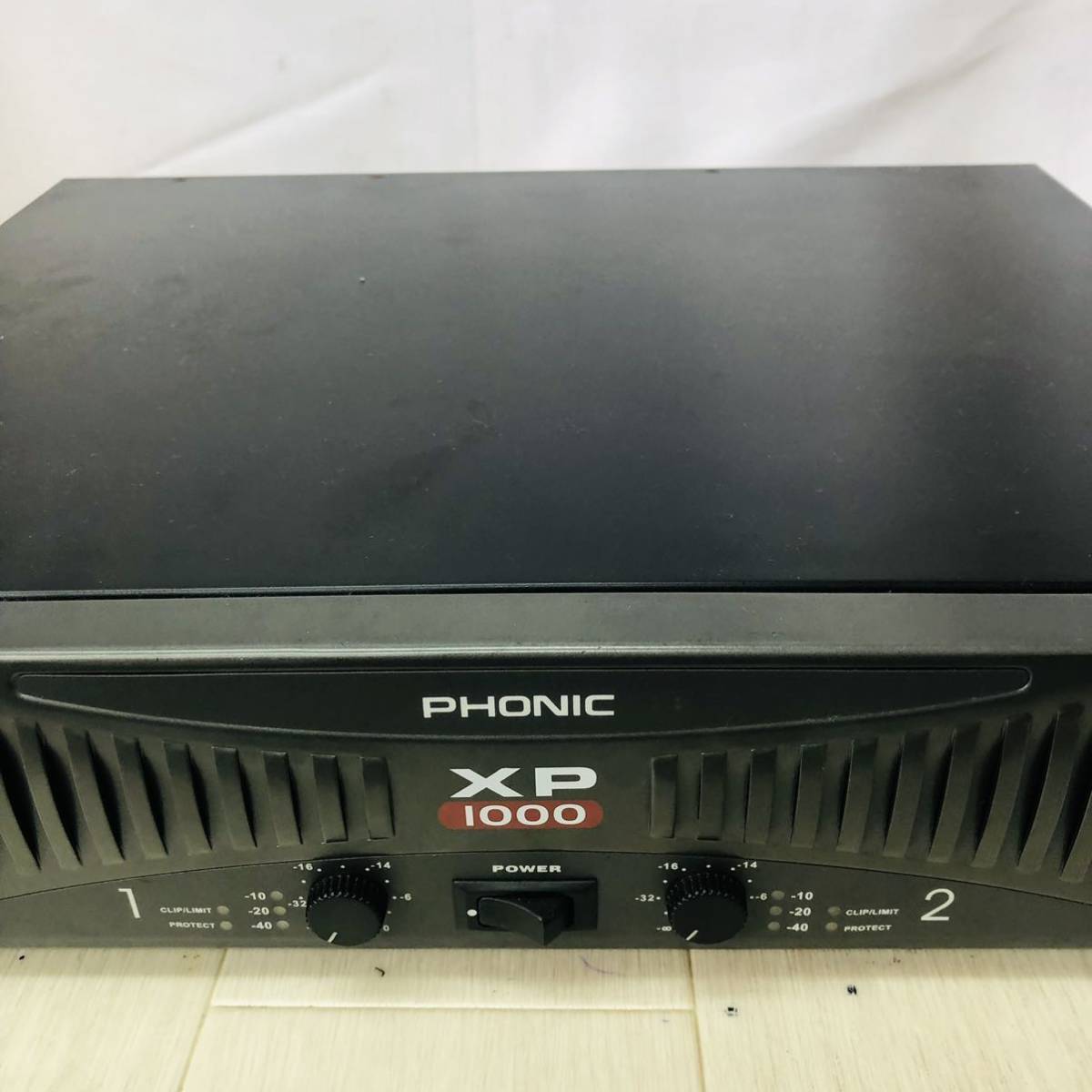 Yahoo!オークション - 10SB40 PHONIC XP1000 パワーアンプ 通電OK 中古