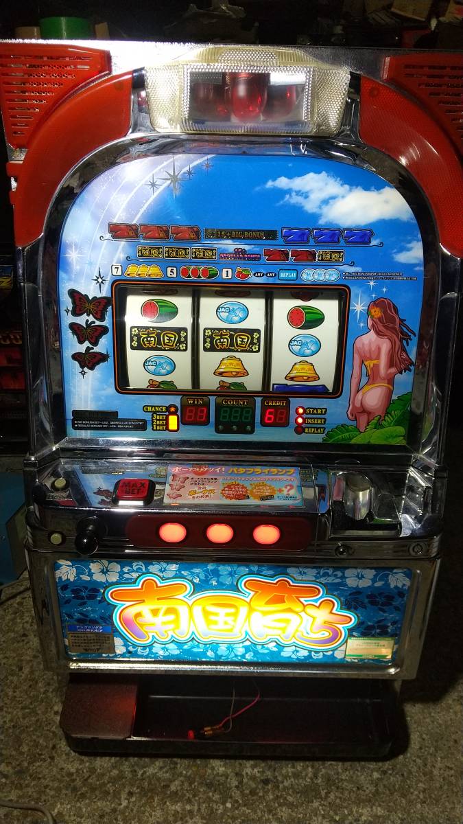 Yahoo!オークション - パチスロ 実機 オリンピア 4号機 南国育ち 初期