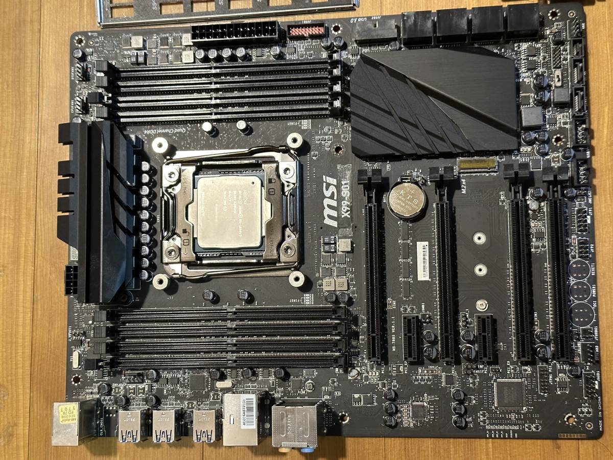 X99-S01(MSI X99S SLI PLUS BIOS組込済) CPUセット(Xeon E5 1650v3＋