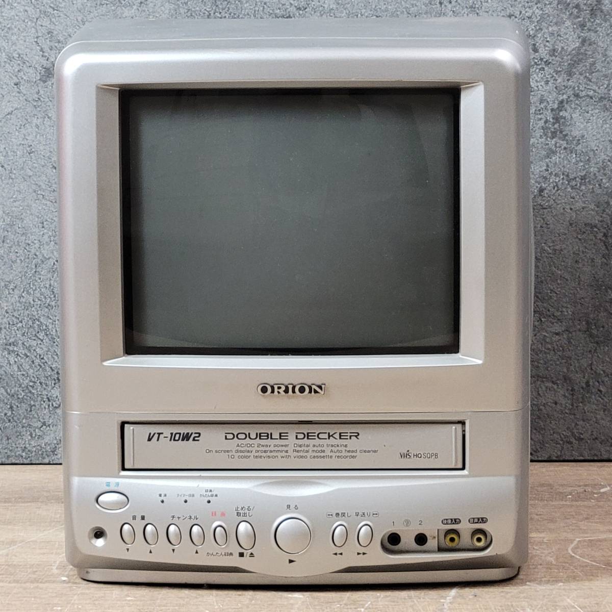 Yahoo!オークション - ORION/オリオン 10型 カラーテレビ ビデオ付 VT-