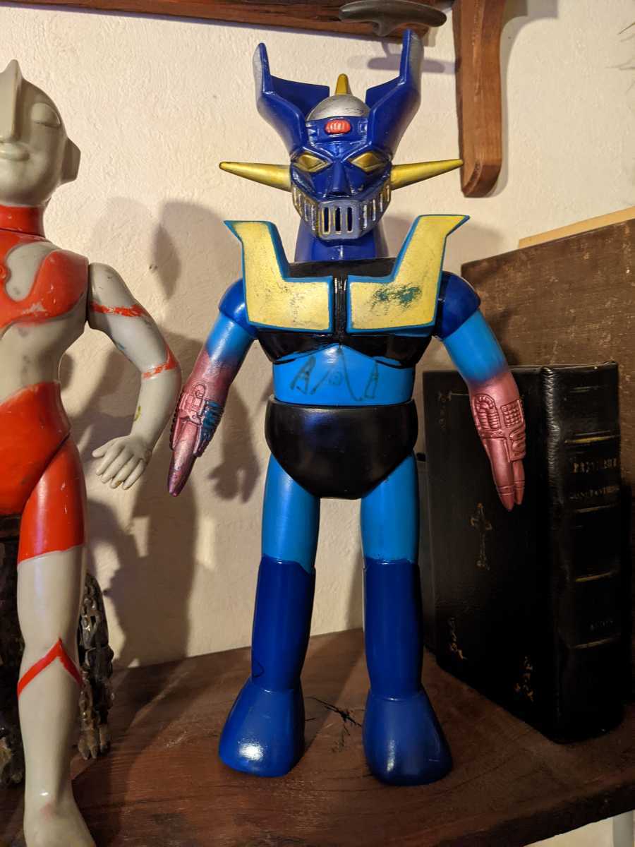 Yahoo!オークション - 旧バンダイ マジンガーZ ソフビ 当時物