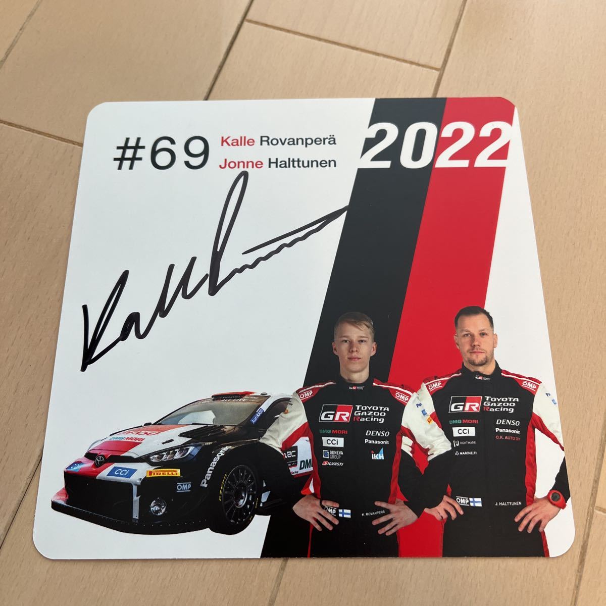 Yahoo!オークション - ロバンペラ直筆サイン wrc ラリージャパン2022