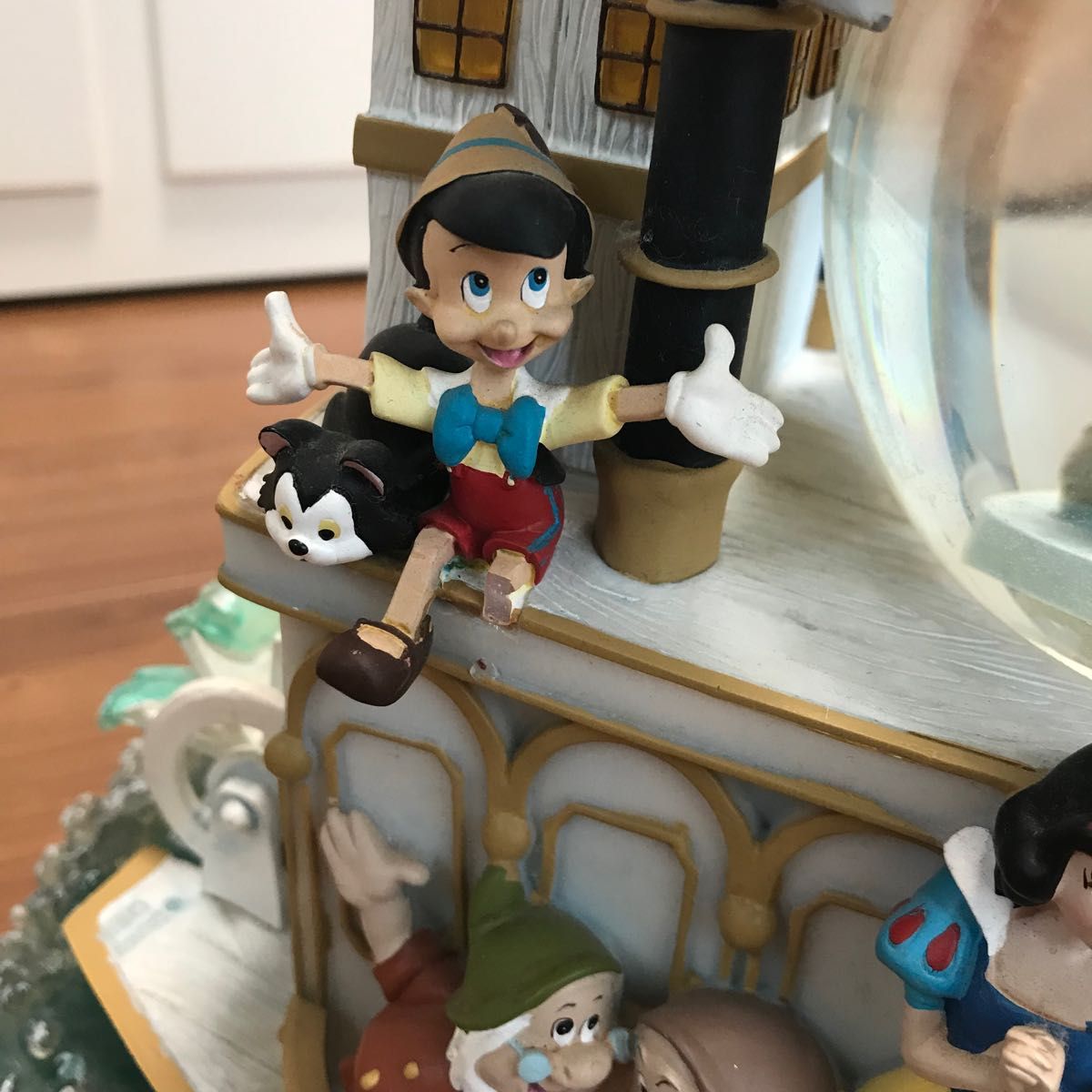 Disney ディズニー ミッキー 75周年記念 スノードーム オルゴール 船