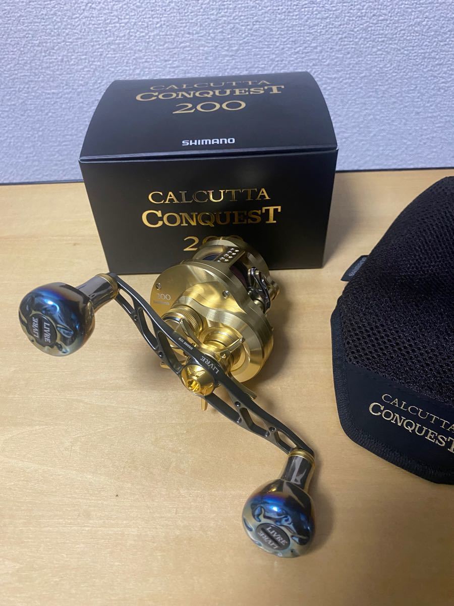 21カルカッタコンクエスト200 リブレハンドルCRANK120｜Yahoo!フリマ