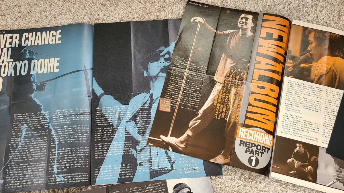 長渕剛 旧ファンクラブ会報 Tsuyoshi Club VOL 26～33｜Yahoo!フリマ