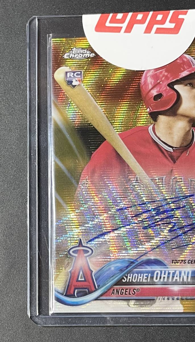 Yahoo!オークション - 大谷翔平 2018 Topps Chrome Rookie Auto Gold W