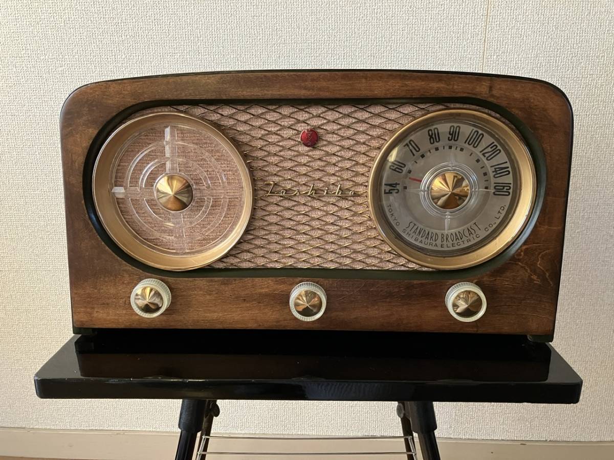 Yahoo!オークション - マツダ真空管ラジオ 5管スーパー 513F型 昭和ビ