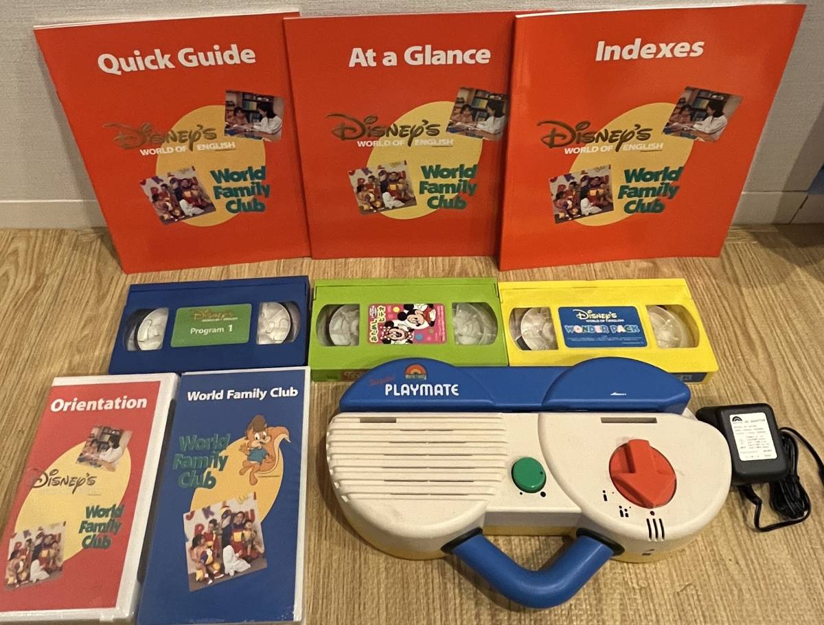 Yahoo!オークション - nn0909 119ディズニー英語システム WORLD OF ENG