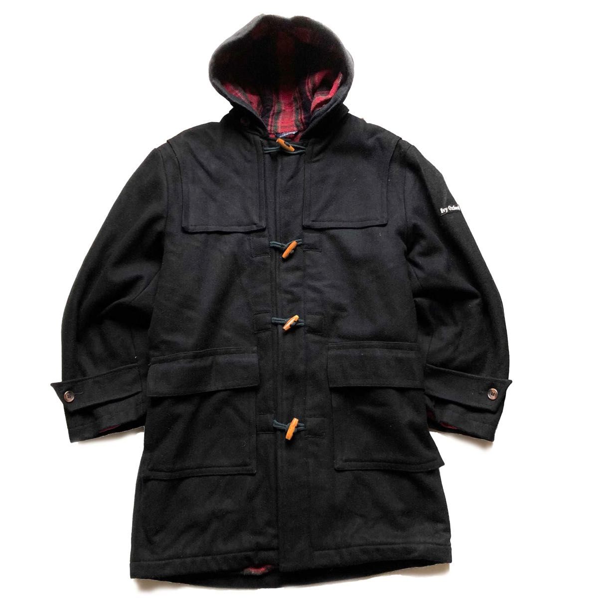 90s イタリア製 Ivy Oxford タータンチェック メルトン ウール