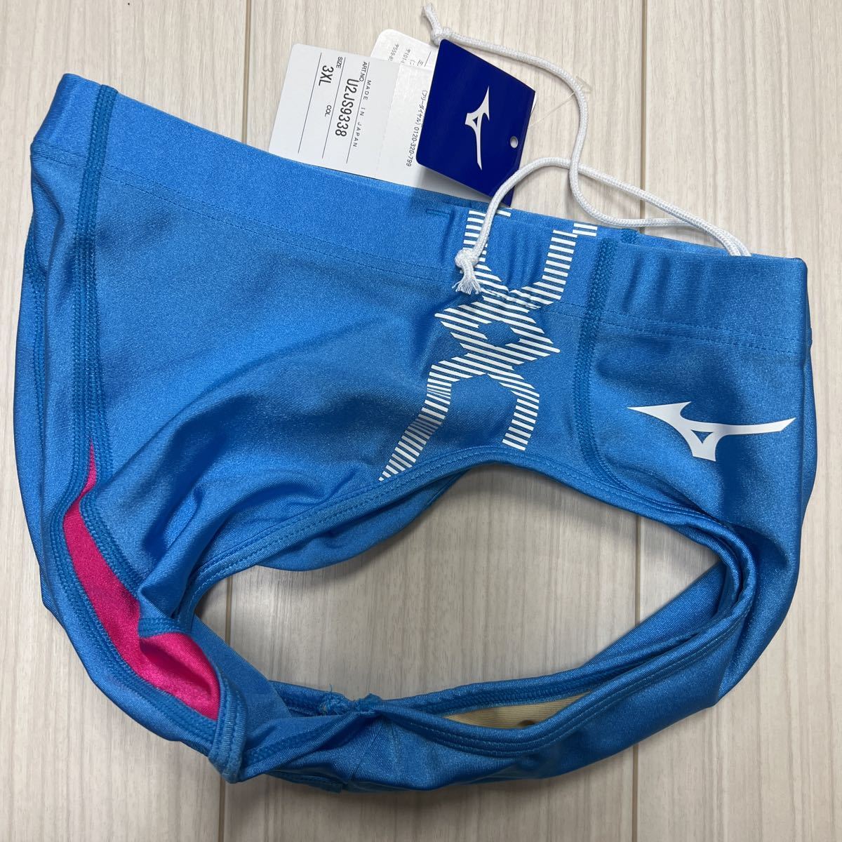 ミズノ 女子陸上レーシングショーツ 3XLサイズ サックスブルー×ピンク