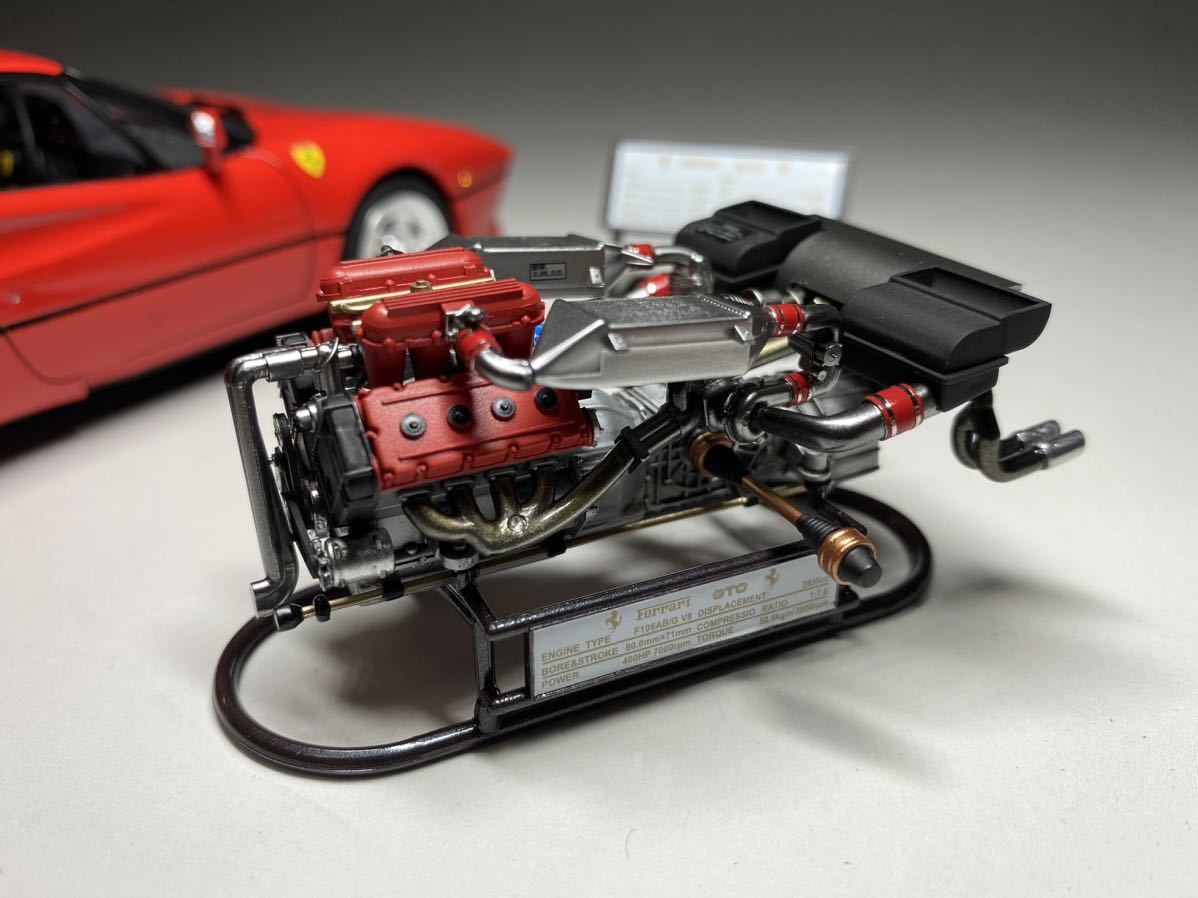 Yahoo!オークション - フジミ1/24 フェラーリ288GTO 完成品