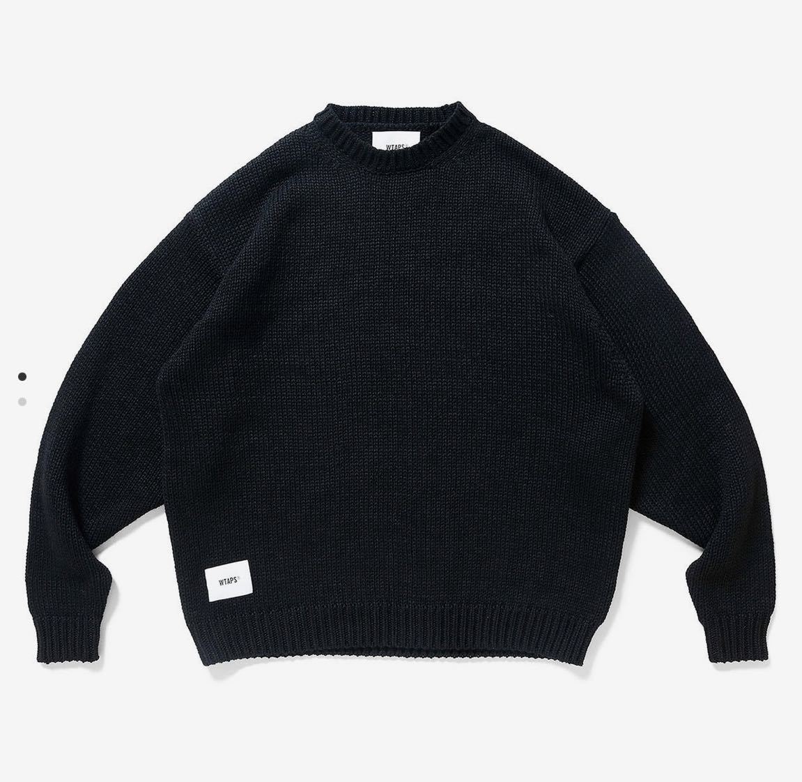 WTAPS 2022FW ARMT SWEATER BLACK XLサイズ ダブルタップス クロス