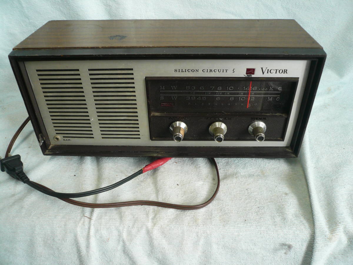 Yahoo!オークション - ビクター ラジオ SILICON CIRCUIT 5 5H-258 VIC