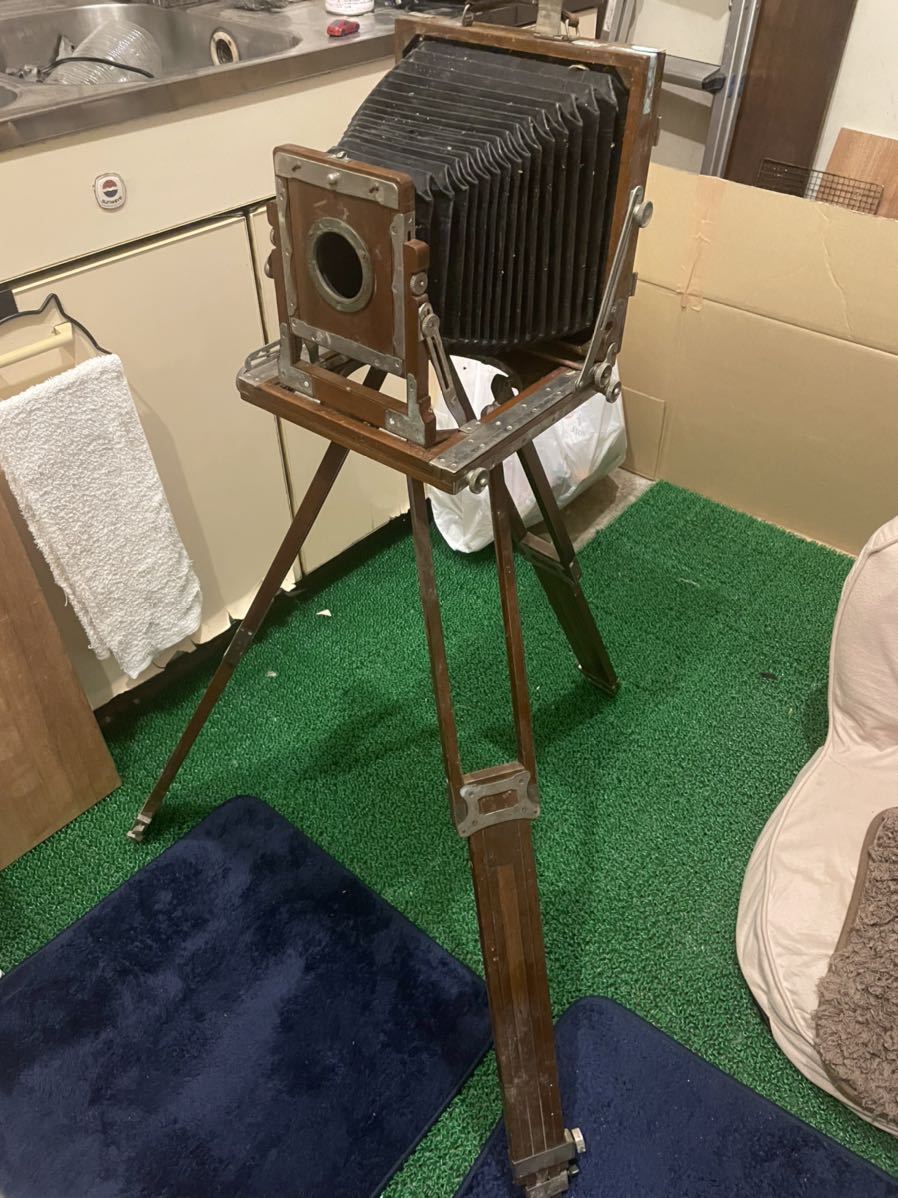 Yahoo!オークション - 木製大判カメラ ASANUMA&CO 当時物 アンティーク