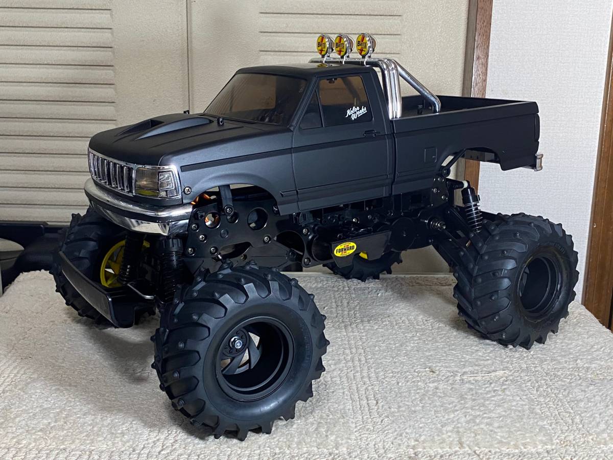 Yahoo!オークション - タミヤ ブラックフットエクストリーム 走行小 美