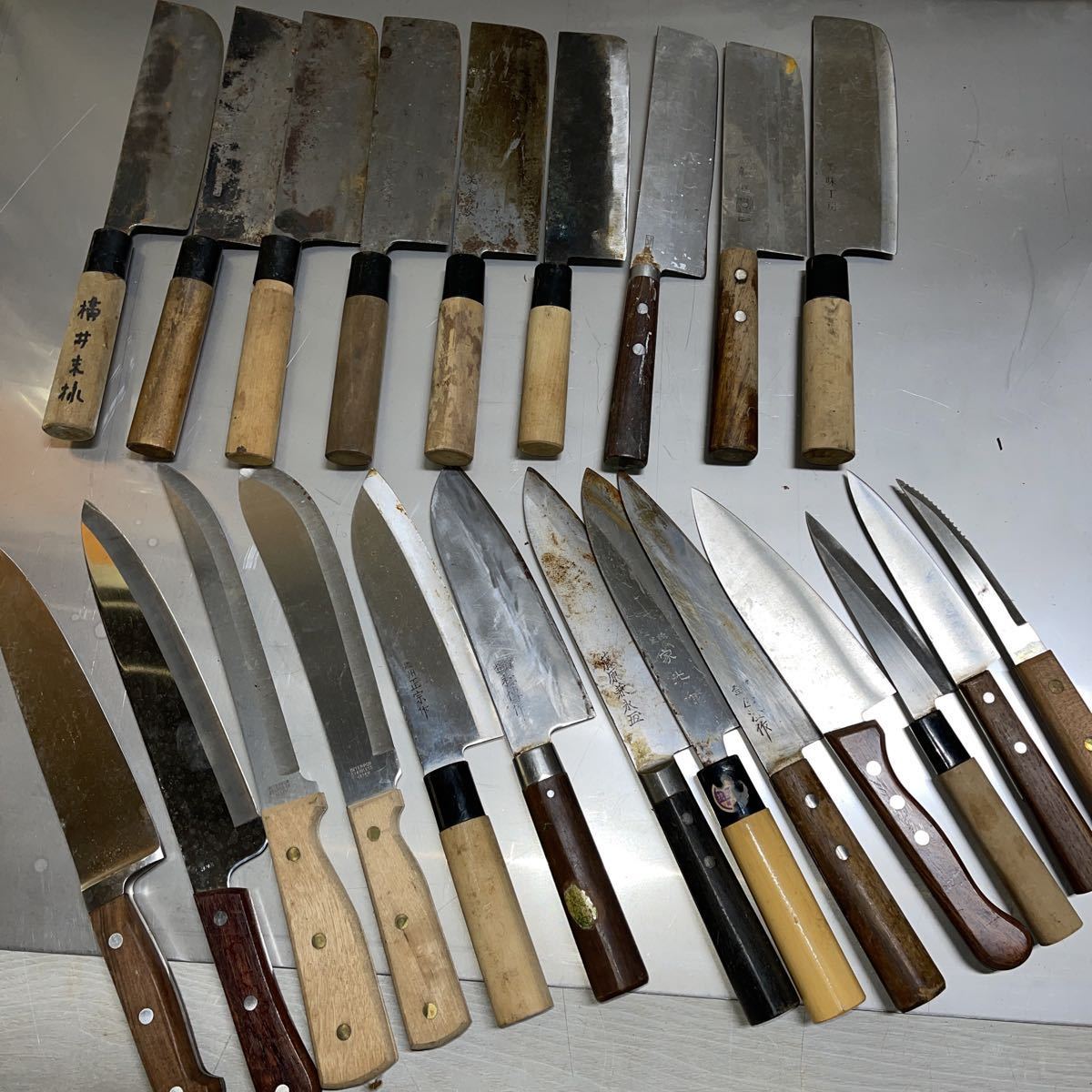 Yahoo!オークション - 古い包丁22個 ジャンク