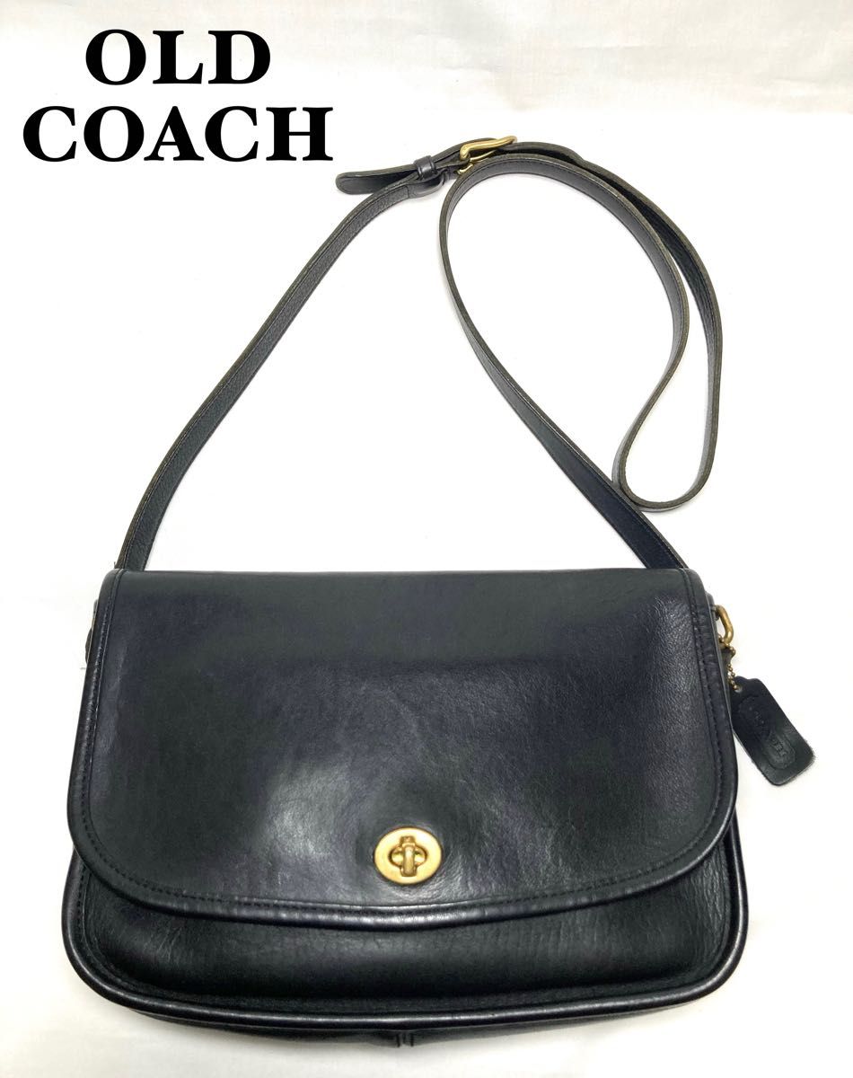 大人気】COACH オールドコーチ ターンロック ショルダーバッグ 9790