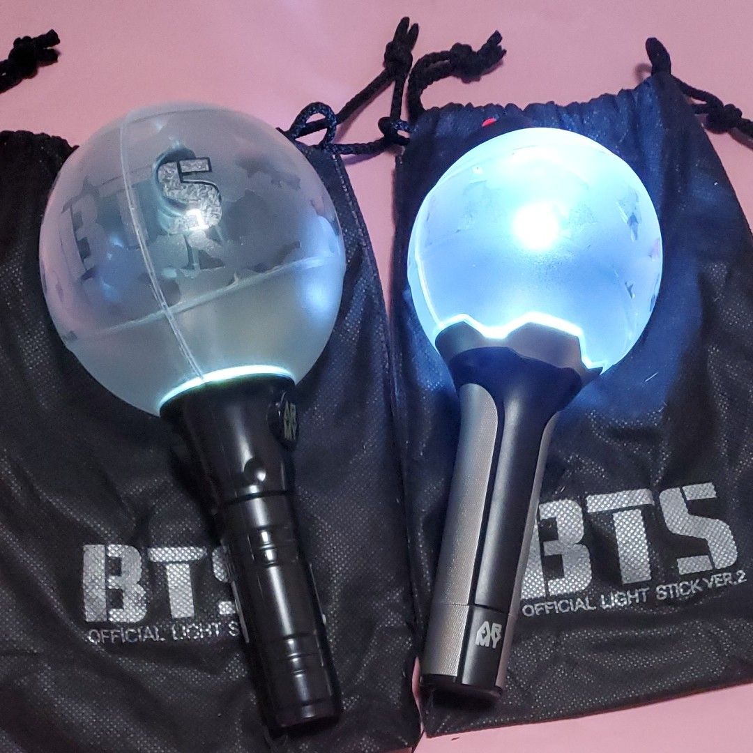BTS アミボム 1と2のセット OFFICIAL LIGHT Stick ARMY BOMB バンタン