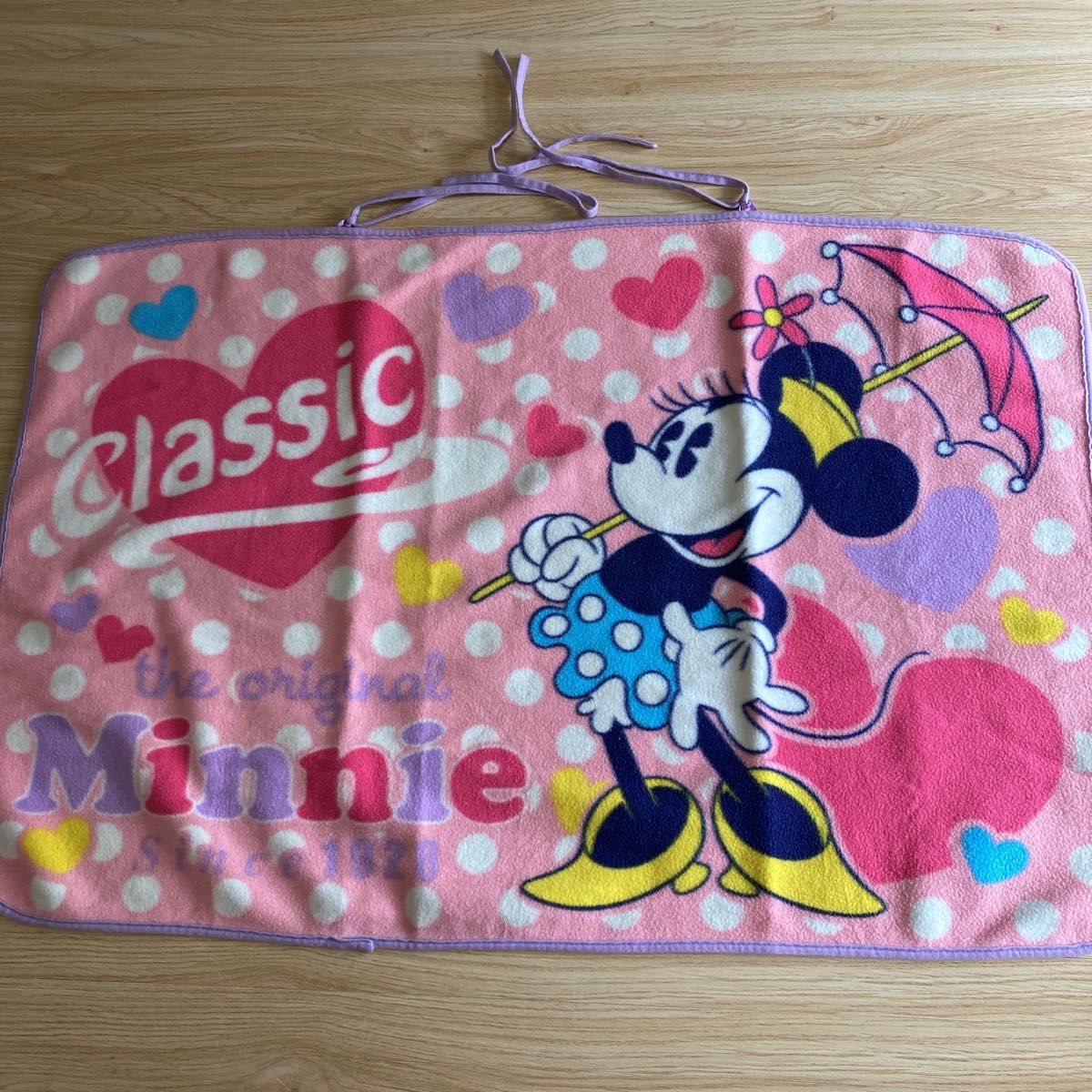 ミニー ブランケット 膝掛け ディズニー ミニーマウス ひざ掛け ミニー