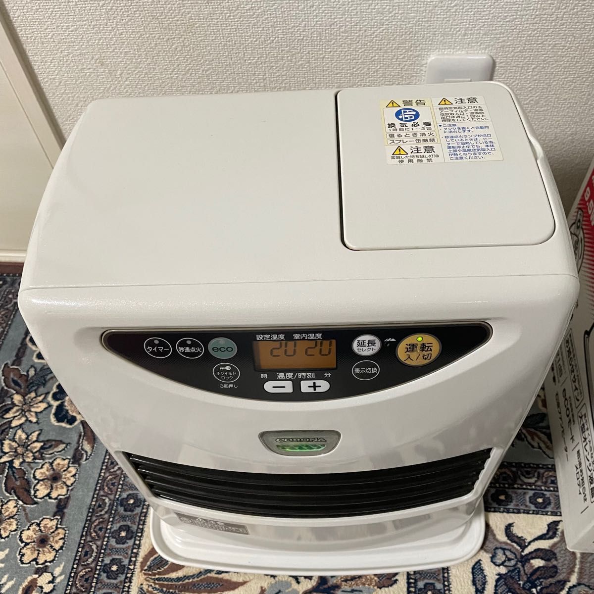 超美品 CORONA コロナ 石油ファンヒーター YH-TS3214Y-W 元箱付き