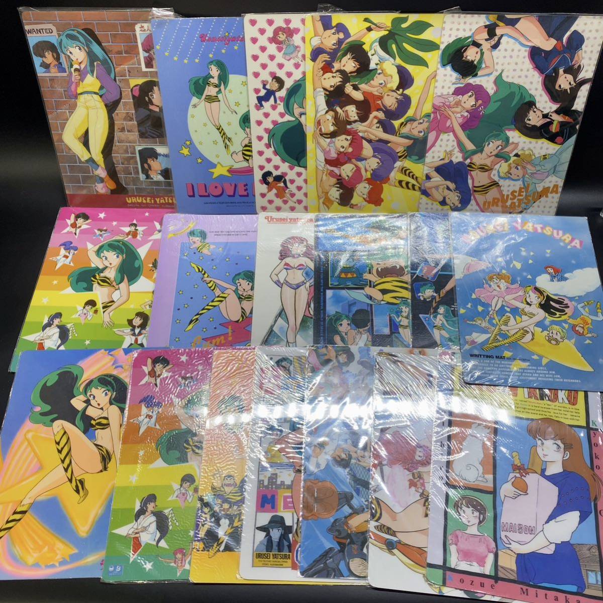 Yahoo!オークション - 【未開封】18枚セット 下敷き うる星やつら ラム