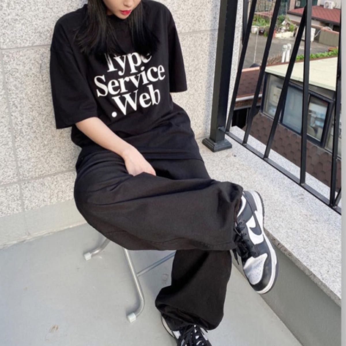 着画あり Nike Dunk Low Retro White/Black メンズ 26 5cm パンダ