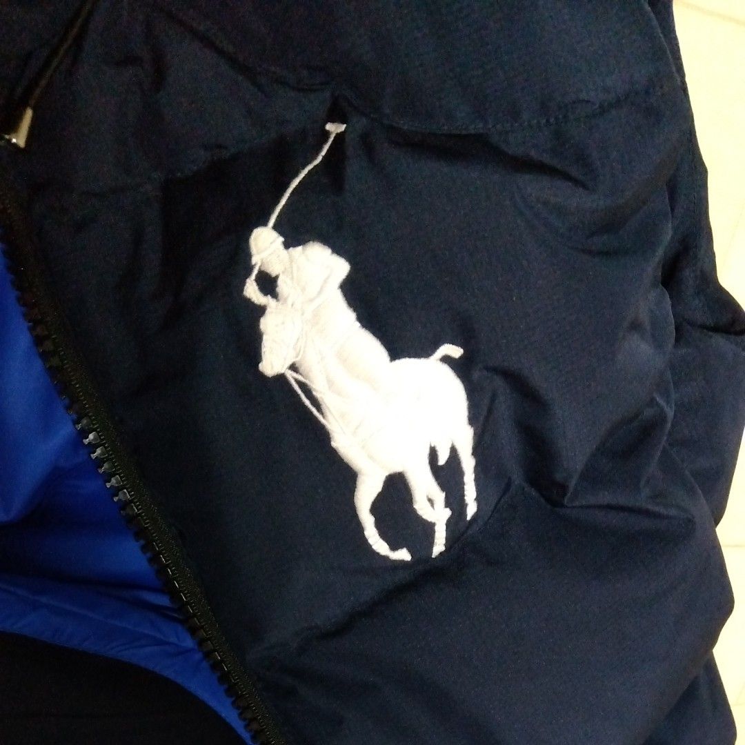 ほぼ新品 POLO RALPH LAUREN ポロ ラルフローレン ダウンベスト ビッグ