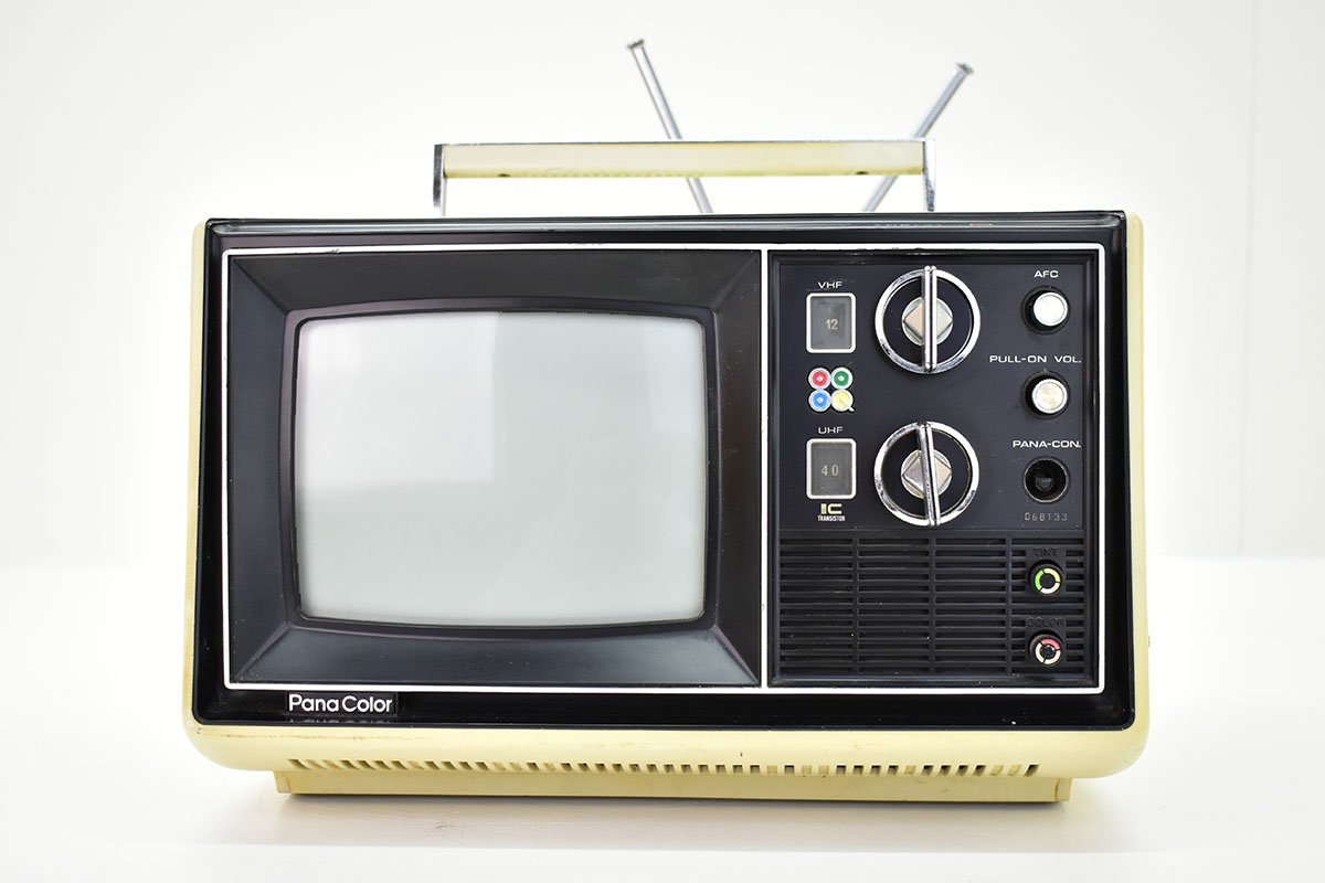 Yahoo!オークション - 昭和レトロ National TH8-V1 Pana Color カラー