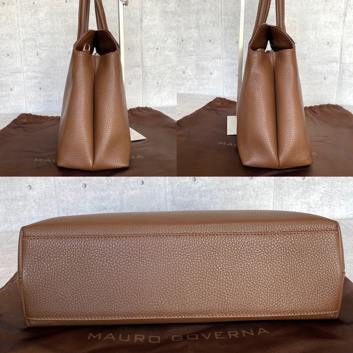 美品 MAURO GOVERNA マウロゴヴェルナ PRUTT 2WAY BORSA6961 TAURILLON