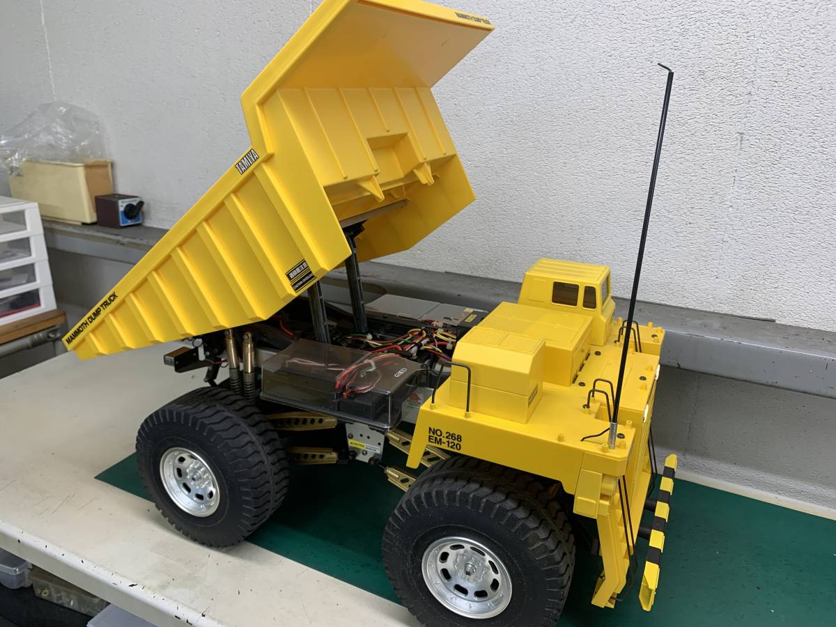 Yahoo!オークション - タミヤ マンモスダンプ 1/20電動ラジオコントロ