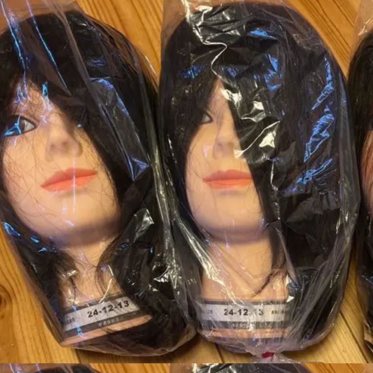 新品未使用三谷の美容師国家試験用カットウィッグ型番 24-12-13 6体