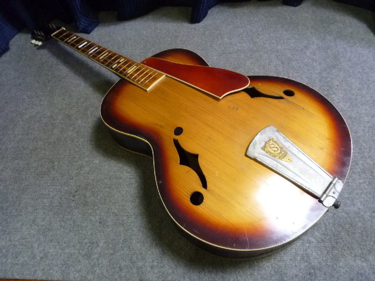 パーラーサイズピックギター木曽鈴木 アーチトップ ◎ kiso suzuki