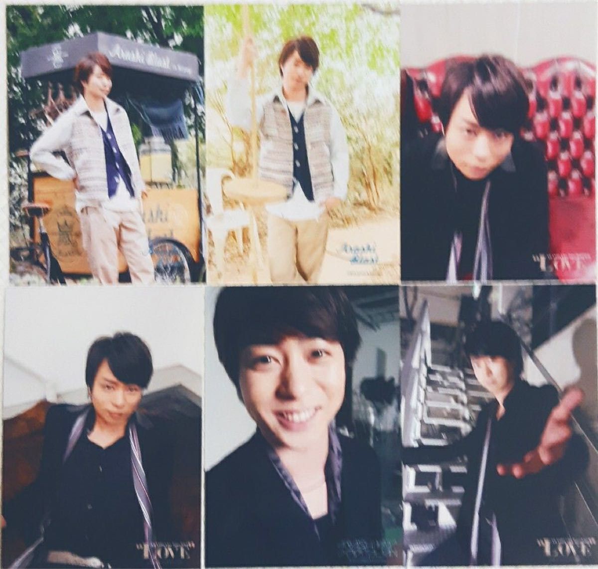 ✨️新品！A・RA・SHI！Sho Sakurai と全員写真セット数枚嵐カード Sな