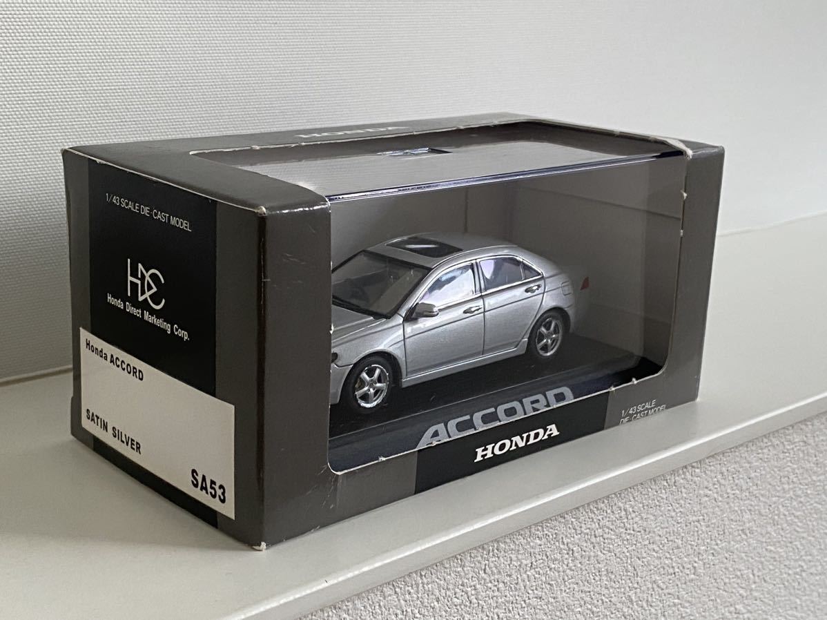 送料込み ホンダ アコード 1/43 サテンシルバー カラーサンプル 非売品