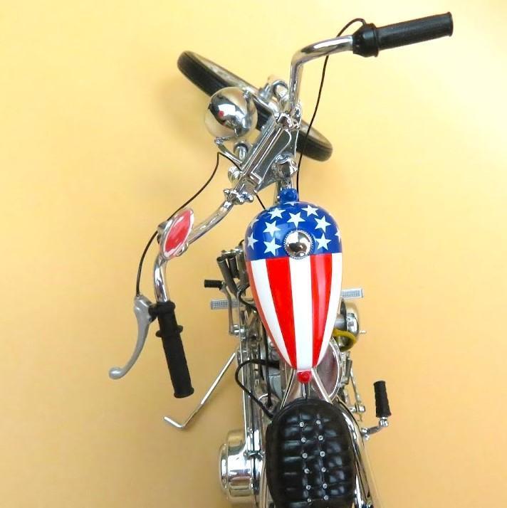 極美品 イージーライダー キャプテンアメリカ 1/10フランクリンミント