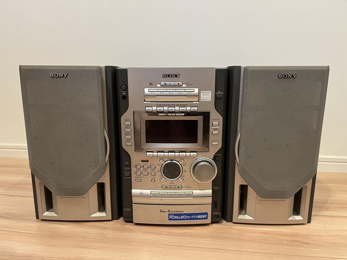 Yahoo!オークション - SONY DHC-MD525 CD MDコンポ